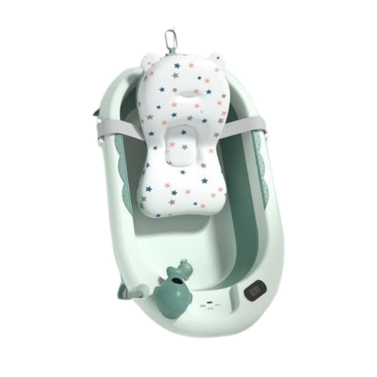 Chậu tắm gấp gọn Gluck Model GW - 01 kèm phao có nhiệt kế